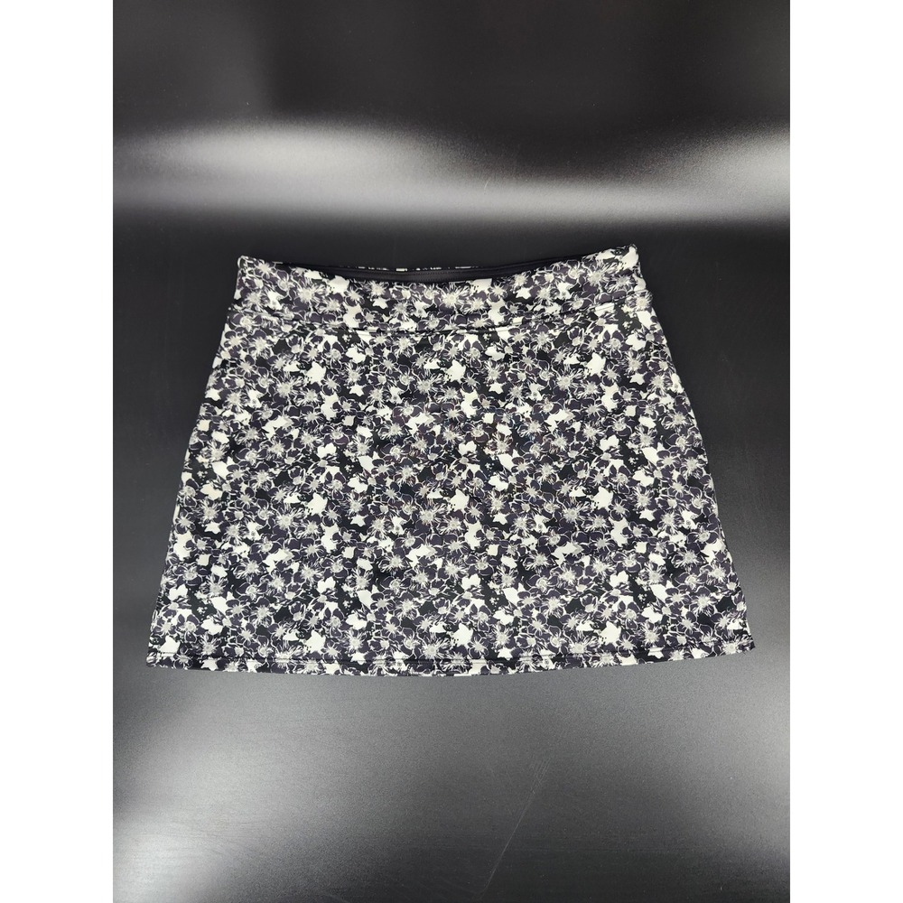 Tranquility Colorado Clothing Black White Floral Active Skort Small
